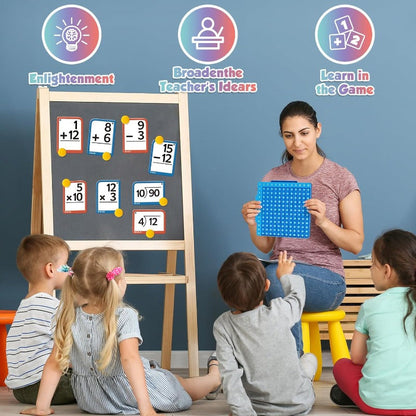 Fact Anchor Self-Checking Math Board & Flash Cards